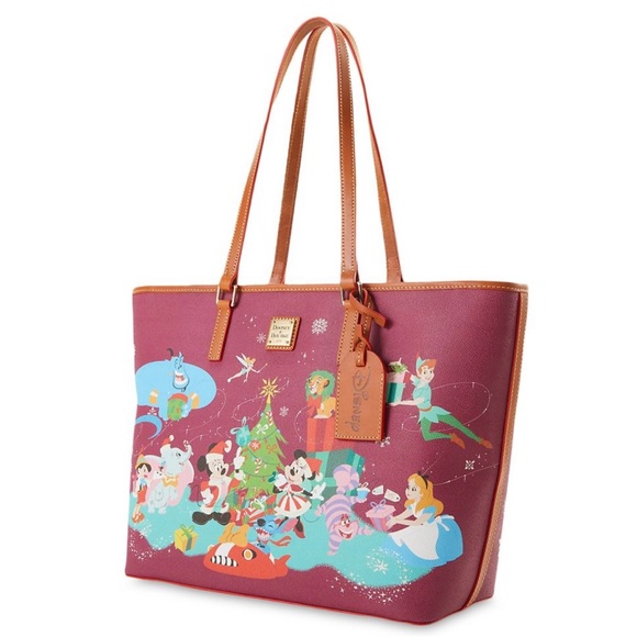 Dooney & Bourke Red Tote Bag with Whimsical Design - Picture 2 of 11